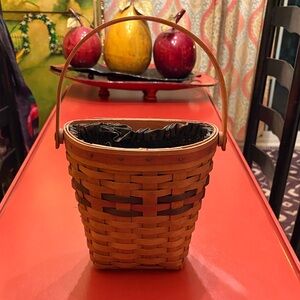 Longaberger 1993 Shades of Autumn Harvest Basket with 100% Cotton Liner